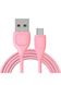 Кабель Type-C to USB Remax Lesu 1 метр Pink (RC-050a)