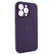 Чохол Silicone Case Full Camera Protective (AA) для Apple iPhone 15 Pro Max (Фіолетовий / Elderberry)