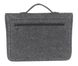 Фетровий чохол-сумка Gmakin для MacBook Air / Pro 13.3 чорний з ручками (GS08) Black