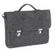 Фетровый чехол-сумка Gmakin для MacBook Air/Pro 13.3 черный с ручками (GS08) Black