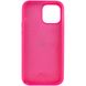 Чехол Silicone Case Full Protective AA для Apple iPhone 14 Barbie Pink