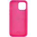 Чохол Silicone Case Full Protective AA для Apple iPhone 14 Barbie Pink