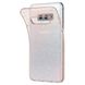 Чехол силиконовый Spigen Original Liquid Crystal Glitter для Samsung Galaxy S10e прозрачный Rose Quartz Clear