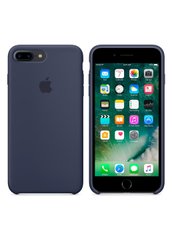 Чохол силіконовий soft-touch Apple Silicone case для iPhone 7 Plus / 8 Plus синій Midnight Blue фото