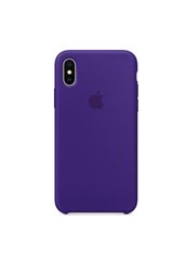 Чохол силіконовий soft-touch RCI Silicone case для iPhone X / Xs фіолетовий Ultra Violet фото