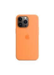 Чехол силиконовый soft-touch Apple Silicone case для iPhone 13 Pro оранжевый Spring Mimosa фото