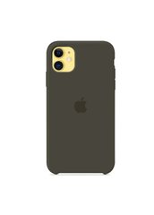 Чохол силіконовий soft-touch ARM Silicone Case для iPhone 11 сірий Dark Olive фото
