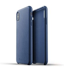 Чохол шкіряний MUJJO для iPhone Xs Max Full Leather, Blue фото