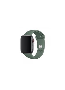 Ремешок Sport Band для Apple Watch 38/40mm силиконовый зеленый спортивный ARM Series 6 5 4 3 2 1 Pine Green фото