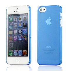 Чехол силиконовый тонкий для Iphone 5/5s/se blue фото