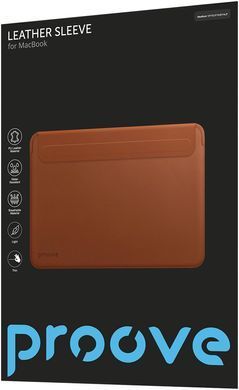 Чехол Proove Leather Sleeve MacBook 13,6"/14,2" Black фото