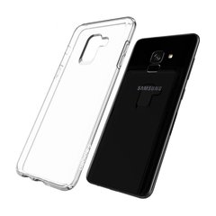 Чехол силиконовый ARM для Samsung A8 2018 прозрачный Clear фото