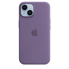 Чохол Apple Silicone case with MagSafe для iPhone 14 Iris AAA фото