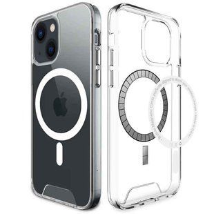 Чeхол Space Transparent Case with MagSafe для Apple iPhone 15 Clear фото
