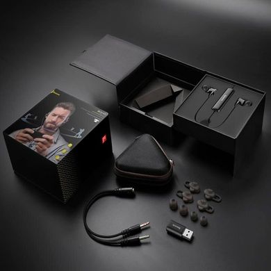 Навушники вакуумні Baseus Immersive Virtual H08 (NGH08-01) 3.5 Jack з мікрофоном чорні Black фото