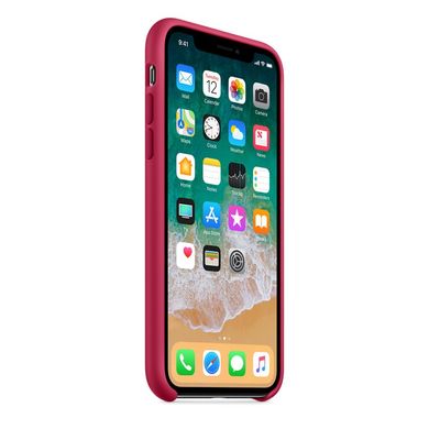 Чехол ARM Silicone Case iPhone Xs/X rose red фото