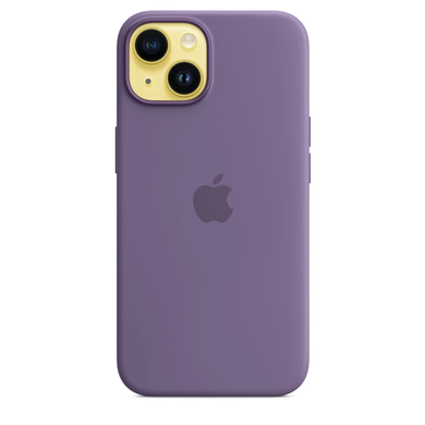 Чохол Apple Silicone case with MagSafe для iPhone 14 Iris AAA фото