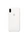 Чехол силиконовый soft-touch ARM Silicone case для iPhone Xr белый White