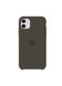 Чохол силіконовий soft-touch ARM Silicone Case для iPhone 11 сірий Dark Olive