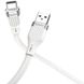 USB Cable Hoco U72 Forest Silicone Type-C White 1.2m