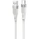 USB Cable Hoco U72 Forest Silicone Type-C White 1.2m