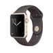 Ремешок Sport Band для Apple Watch 42/44mm силиконовый серый спортивный ARM Series 6 5 4 3 2 1 Cocoa фото
