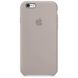 Чехол силиконовый soft-touch RCI Silicone Case для iPhone 6/6s серый Pebble