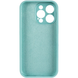Чохол Silicone Case Full Camera Protective AA для Apple iPhone 15 Pro Marine Green
