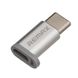 Переходник Remax microUSB/type-c silver RA-USB1