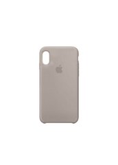 Чохол силіконовий soft-touch RCI Silicone case для iPhone Xs Max сірий Pebble фото
