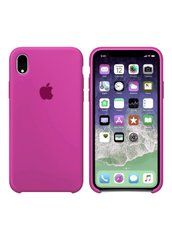 Чохол силіконовий soft-touch RCI Silicone case для iPhone Xr рожевий Dragon Fruit фото