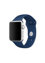 Ремінець Sport Band для Apple Watch 42 / 44mm силіконовий синій спортивний size (s) ARM Series 6 5 4 3 2 1 Blue Cobalt фото