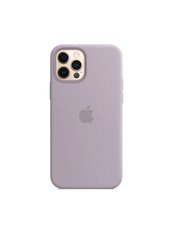 Чохол силіконовий soft-touch ARM Silicone Case для iPhone 12 Pro Max сірий Lavender Gray фото