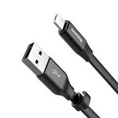 Кабель Lightning/Micro-USB to USB Baseus 2in1 (CALMBJ-01) 0,23 метра черный Black фото