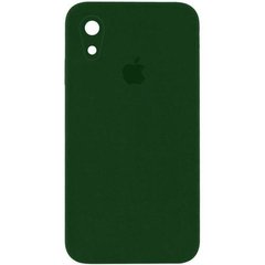 Чохол Silicone Case Square Full Camera Protective для Apple iPhone XR Army Green фото