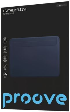 Чехол Proove Leather Sleeve MacBook 13,6"/14,2" Black фото