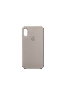 Чохол силіконовий soft-touch RCI Silicone case для iPhone Xs Max сірий Pebble фото