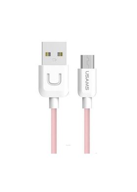 USB Кабель Micro-Usb Usams U-Turn Pink (US-SJ098) 1m фото