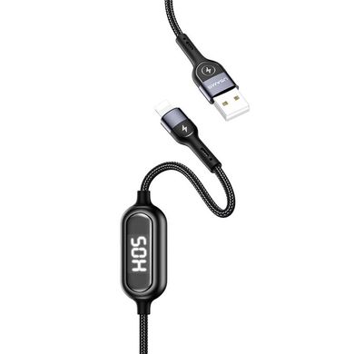 Кабель Lightning to USB Usams US-SJ423 U48 1,2 метри чорний Black фото
