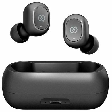 Навушники бездротові вакуумні SoundPeats True Free Bluetooth з мікрофоном чорні Black фото