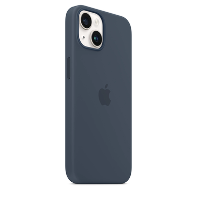 Чехол Silicone Case with Magsafe для Apple iPhone 14 Storm Blue AAA фото