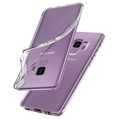 Чехол силиконовый Spigen Original Liquid Crystal для Samsung Galaxy S9 прозрачный Clear фото