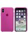 Чохол силіконовий soft-touch ARM Silicone case для iPhone Xs Max рожевий Dragon Fruit фото