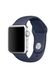 Ремінець Sport Band для Apple Watch 38 / 40mm силіконовий синій спортивний ARM Series 6 5 4 3 2 1 Dark Blue