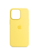 Чехол силиконовый soft-touch Apple Silicone case with MagSafe для iPhone 13 Pro жовтий Lemon Zest