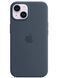 Чохол Silicone Case with MagSafe для Apple iPhone 14 Sky AAA фото