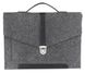 Фетровий чохол-сумка Gmakin для MacBook Air / Pro 13.3 чорний з ручками (GS10) Black