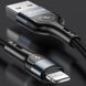 USB Cable Usams US-SJ423 Timing Digital Dispaly U48 Lightning Black 1.2m
