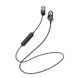 Навушники бездротові вакуумні Hoco ES14 Sport Bluetooth з мікрофоном чорні Black