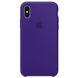 Чехол силиконовый soft-touch ARM Silicone case для iPhone X/Xs фиолетовый Ultra Violet